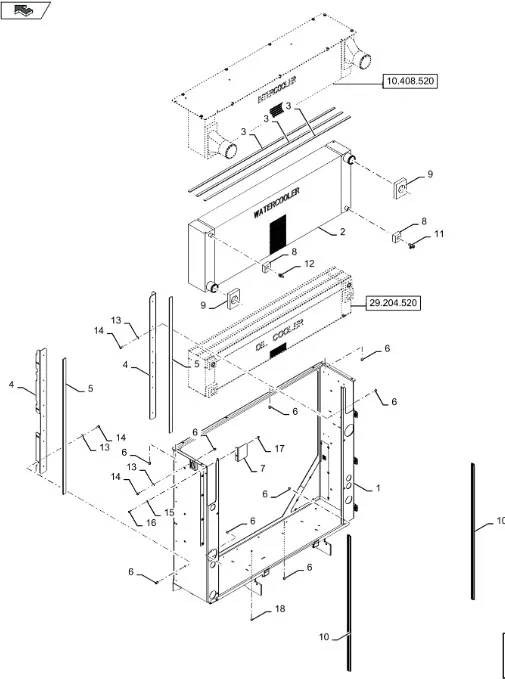 87546700 - радиатор